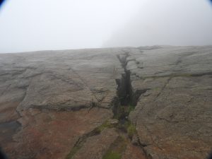 De breuk in de preikestolen
