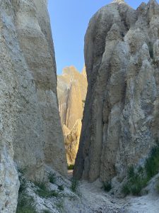 doorgang in de Clay Cliffs