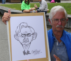 Cartoon gemaakt in Queenstown