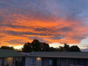 Fraaie zonsondergang