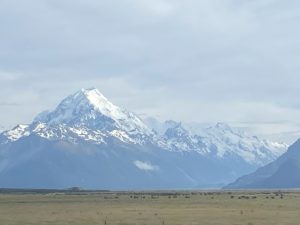 Gezicht op cook’s mountain