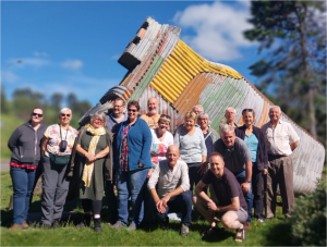 Iedereen voor de Giant Gum boot