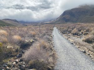 Op weg naar de mist aan de top