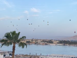 de beroemde balonnen in Luxor