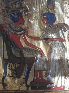 king tut en zijn vrouw