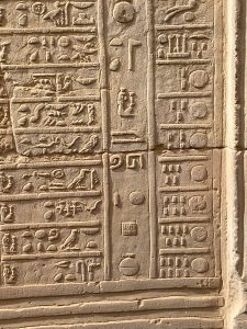 tellen in hyroglyphen