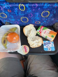 vroegop dus ontbijt in de bus